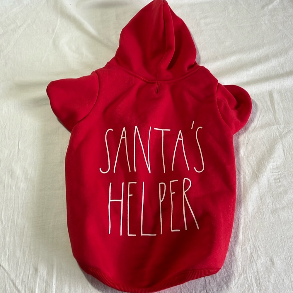 Rae Dunn Santa’s Helper dog sweater
